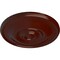 Ekena Millwork Jefferson Ceiling Medallion (Fits Canopies up to 2 7/8"), 11 3/4"OD x 3/8"P, Brushed Mahogany CM12JEBMF - alternate 4